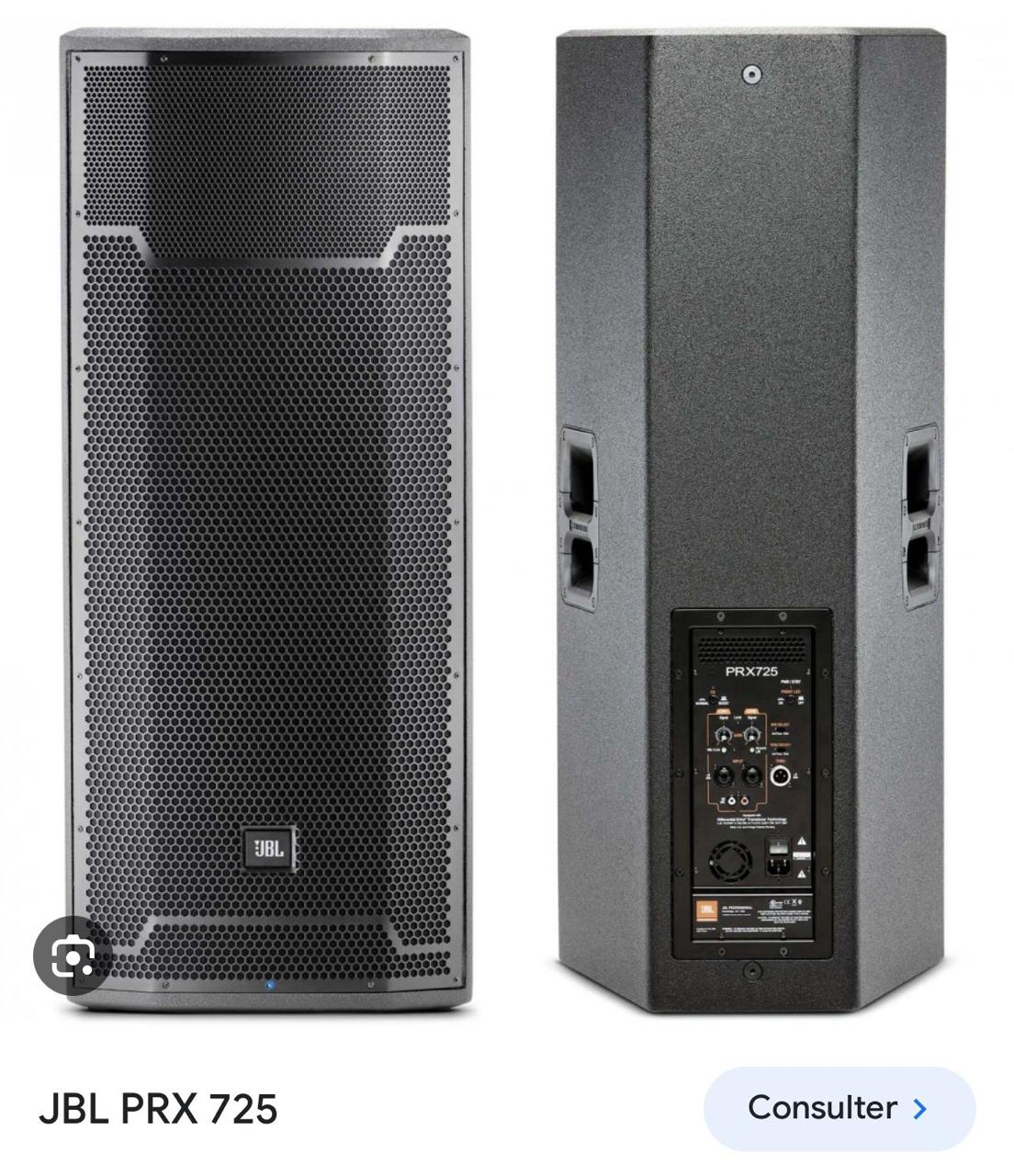 Haut-parleurs JBL PRX 725